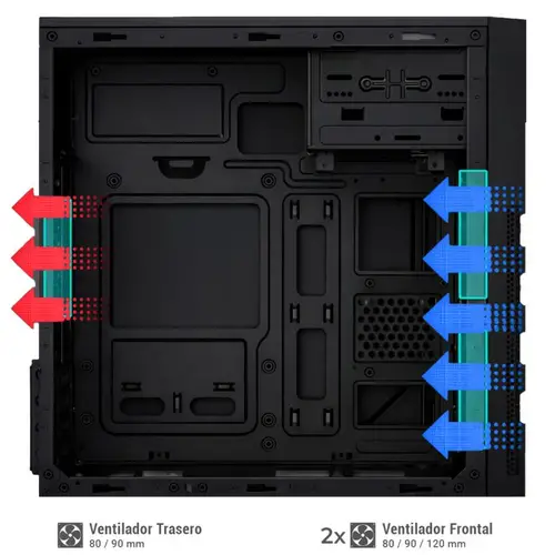 CAJA MATX M680 USB-C 3.2 GEN1 FTE.BASIC500 500W - Imagen 3