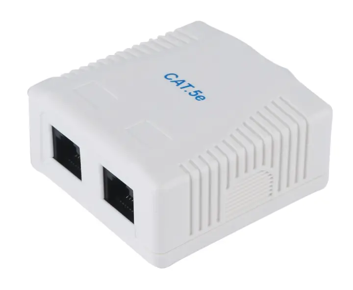 235114 caja de tomacorriente RJ-45 Blanco