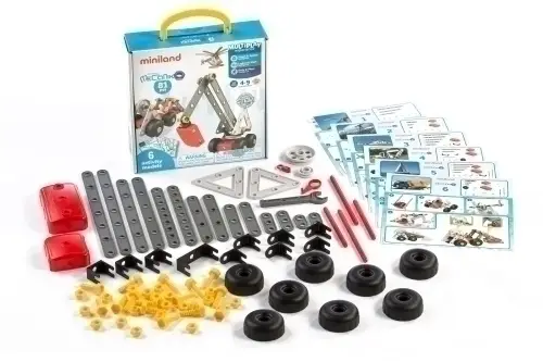 CONT. MINILAND DE 81 PIEZAS DE MECANIKO