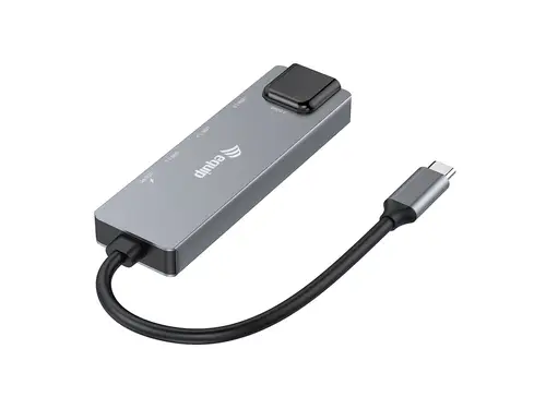 133496 Adaptador multifunción 5 en 1, 2,5 GbE, USB-A x 2, USB-C x 1, USB-C , 100 W USB PD - Imagen 2
