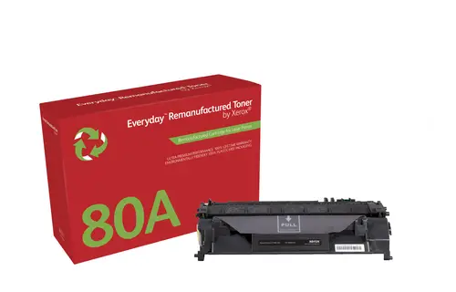 Remanufacturado Everyday Tóner Everyday Mono remanufacturado de Xerox es compatible con HP 80A (CF280A), Capacidad estándar - Imagen 1