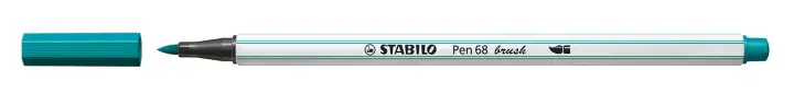 Pen 68 brush rotulador Medio Azul, Turquesa 1 pieza(s)