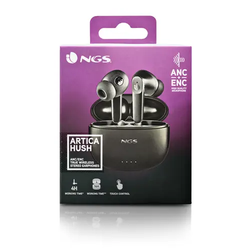 ARTICA HUSH Auriculares Inalámbrico Dentro de oído Llamadas/Música Bluetooth Negro - Imagen 9