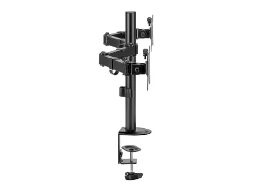Soporte de escritorio articulado para dos monitores de 17«-32», negro - Imagen 3