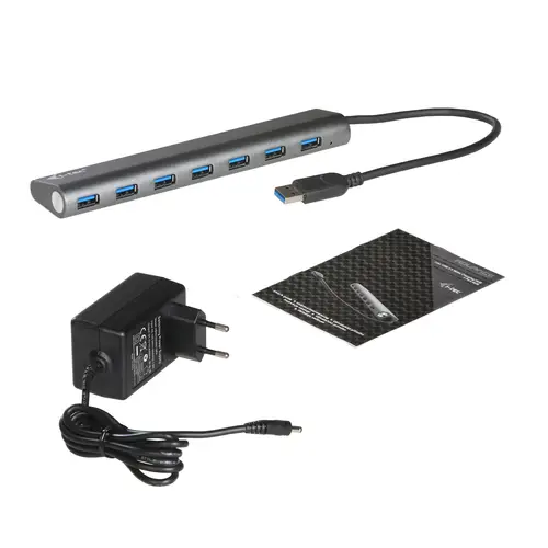 Metal Superspeed USB 3.0 7-Port Hub - Imagen 4
