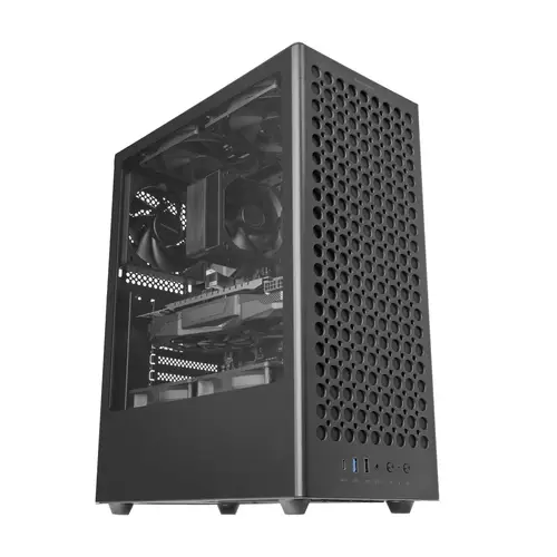 MCT800 carcasa de ordenador Midi Tower Negro - Imagen 8