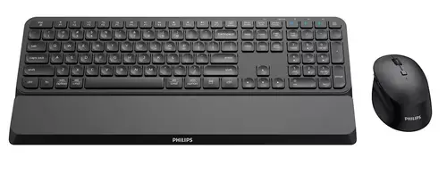 6000 series SPT6607B/31 teclado Ratón incluido Universal RF Wireless + Bluetooth Negro - Imagen 4