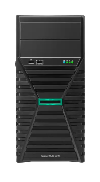 ProLiant Servidor ML30 Gen11 E-2434 3.4 GHz 4c 1P 32 GB-DR 8 SFF VROC 2x480GB SSD SATA fuente redundante 800 W UE