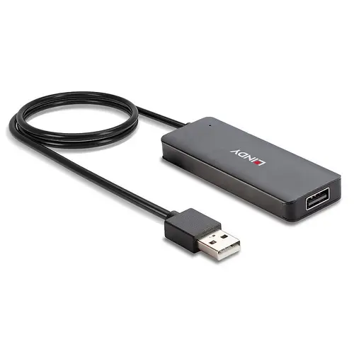 42986 hub de interfaz USB 2.0 480 Mbit/s Negro - Imagen 3
