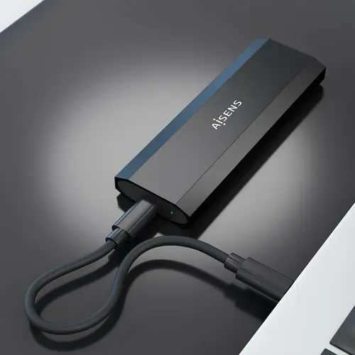 Caja Externa M.2 (NGFF) ASM2-028B NVMe a USB3.2 Gen2, Negra - Imagen 4