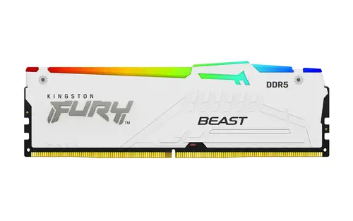 FURY Beast 16GB 6000MT/s DDR5 CL36 DIMM White RGB EXPO - Imagen 2