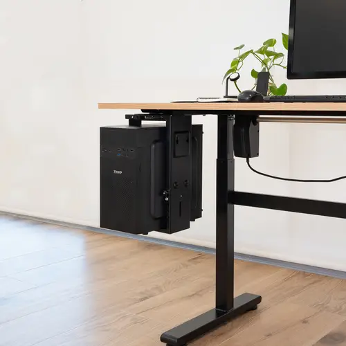 Soporte Metálico para CPU para Escritorio/Pared, Negro - Imagen 4