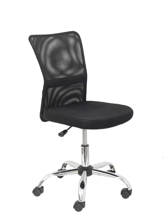 Silla Pardal respaldo malla negro asiento