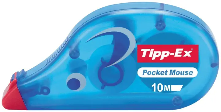 Pocket Mouse corrección de películo/cinta 10 m Azul 10 pieza(s)