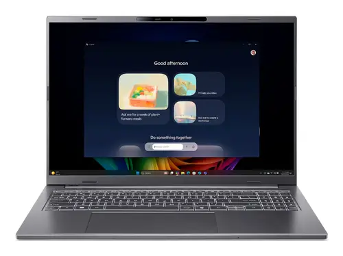 Aspire 16 AI A16-52M-916E Copilot+ PC Intel Core Ultra 9 288V Portátil 40,6 cm (16") WUXGA+ 32 GB LPDDR5x-SDRAM 1 TB SSD Wi-Fi 7 (802.11be) Windows 11 Home Gris - Imagen 1