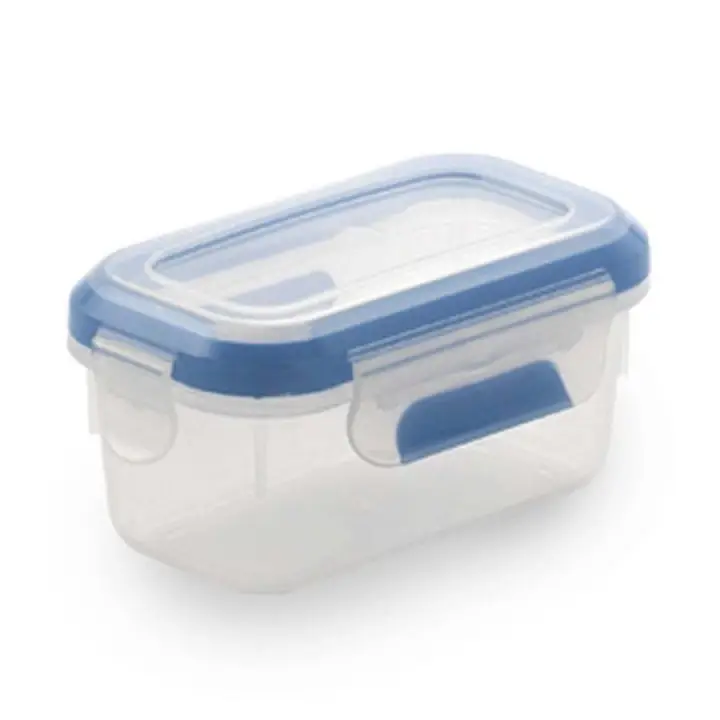 Super Lock Rectangular Contenedor 1 L Azul, Translúcido 1 pieza(..