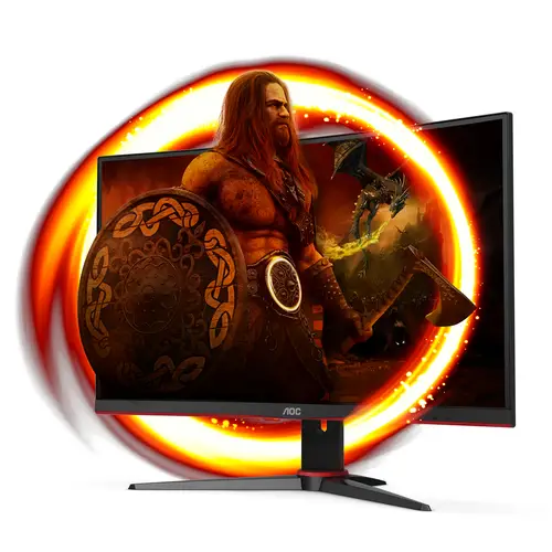 G2 C24G2AE/BK pantalla para PC 59,9 cm (23.6") 1920 x 1080 Pixeles Full HD LED Negro, Rojo - Imagen 2