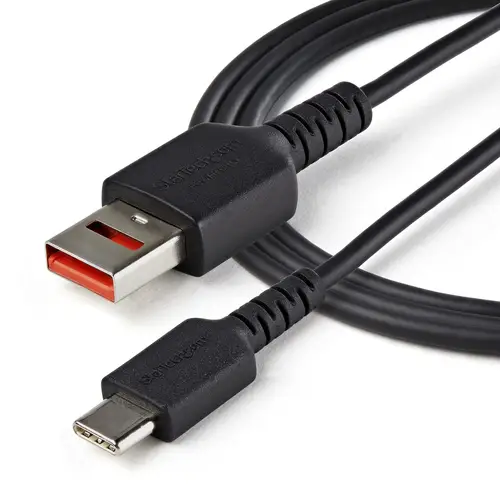 Cable de 1m Adaptador Bloqueador USB de Datos  Adaptador USB a USB-C de Carga Segura  USB Tipo C Solo de Carga para Tablet o Teléfono Móvil  Protector de Bloqueo de Datos - Imagen 4