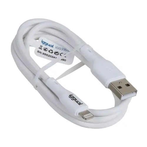 IGG316955 cable de conector Lightning 1 m Blanco - Imagen 2