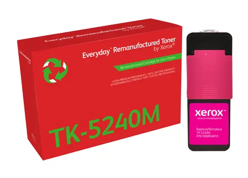 Remanufacturado Everyday Tóner Everyday Magenta remanufacturado de Xerox es compatible con Kyocera TK-5240M, Capacidad estándar - Imagen 1