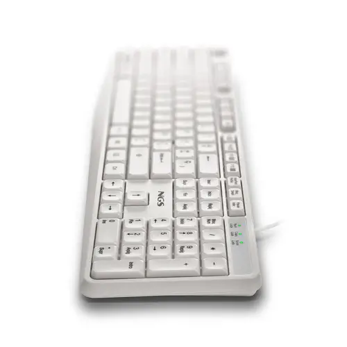 HERITAGE teclado Universal USB QWERTY Español Blanco - Imagen 3