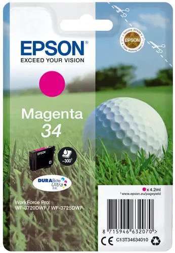 Golf ball Singlepack Magenta 34 DURABrite Ultra Ink - Imagen 1