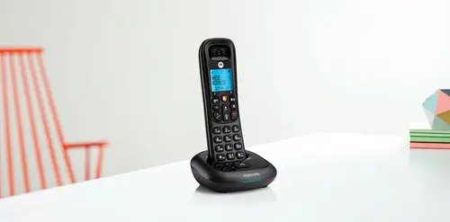 CD4001 Teléfono DECT Identificador de llamadas Negro - Imagen 2