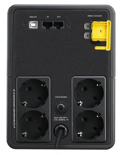 BX1200MI-GR sistema de alimentación ininterrumpida (UPS) Línea interactiva 1,2 kVA 650 W 4 salidas AC - Imagen 2