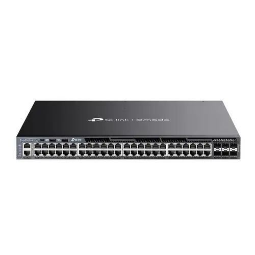Omada SG6654XHP switch Gestionado L3 Gigabit Ethernet (10/100/1000) Energía sobre Ethernet (PoE) 1U Negro - Imagen 1