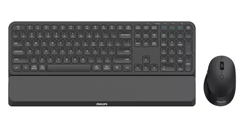 6000 series SPT6607B/31 teclado Ratón incluido Universal RF Wireless + Bluetooth Negro - Imagen 1