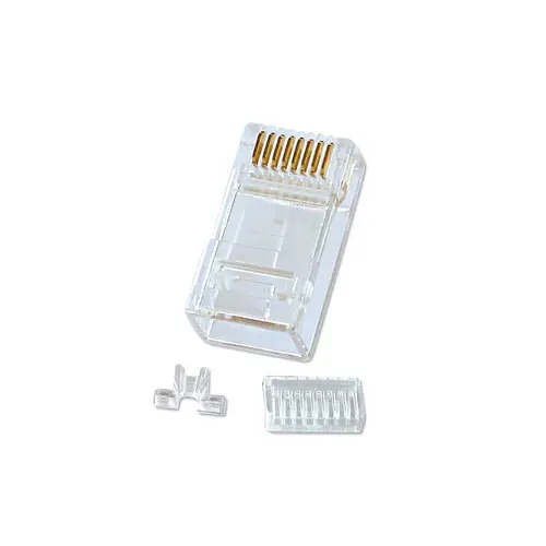 62430 conector RJ-45 8-pin cat.6 Transparente - Imagen 1