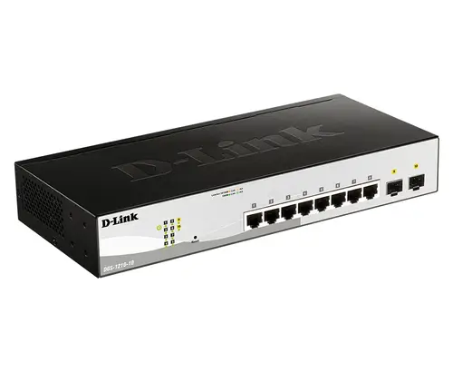 DGS-1210-10 switch Gestionado L2 Gigabit Ethernet (10/100/1000) 1U Negro, Gris - Imagen 2