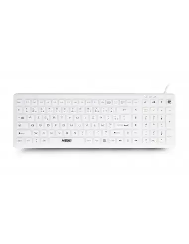 AKB69UF teclado Médico USB QWERTY Español Blanco