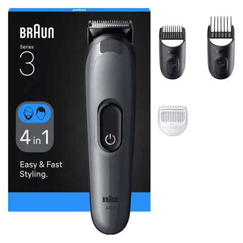 AIO3500 cortadora de pelo y maquinilla Negro, Gris 14 Níquel-metal hidruro (NiMH) - Imagen 1