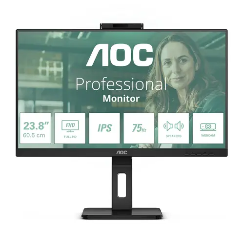24P3QW pantalla para PC 60,5 cm (23.8") 1920 x 1080 Pixeles Full HD Negro - Imagen 1