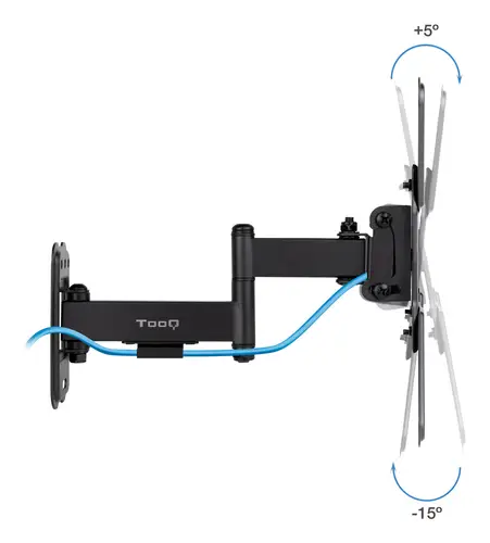 Soporte de Pared para Pantallas 13"-43", Negro - Imagen 2