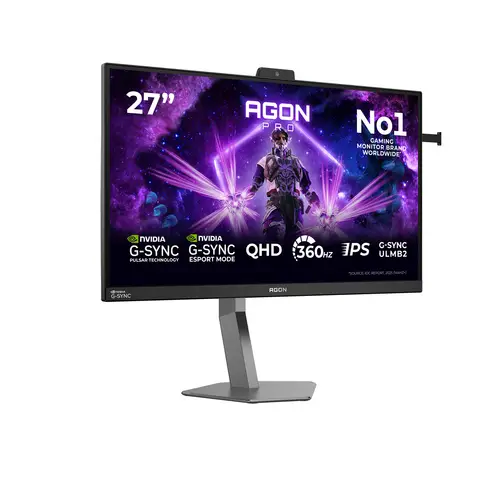 AGON PRO AG276QSG2 pantalla para PC 68,6 cm (27") 2560 x 1440 Pixeles Quad HD Negro, Gris - Imagen 2