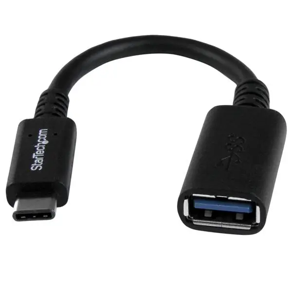 Adaptador USB-C a USB - USB 3.0 (5Gbps) - 15cm - con Certificación USB-IF - USB-C a USB-A - USB 3.2 Gen 1 - Adaptador USB Tipo C