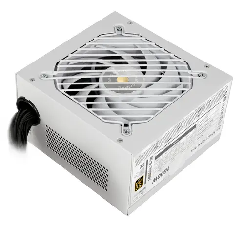 FUENTE DE ALIMENTACION MARS GAMING 1000W MODULAR ATX 80+ BRONZE 140mm SILENT BLANCO - Imagen 4