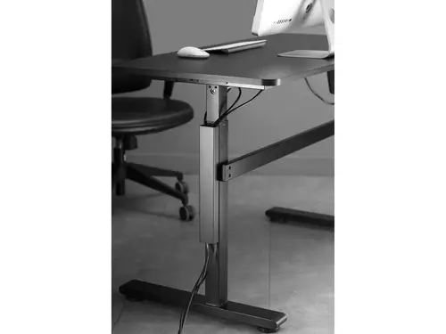 650865 organizador de cables Escritorio Bandeja de cables Negro - Imagen 4