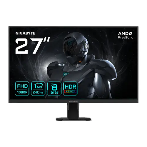 GS27F2 27" Monitor de Juego FHD - 1920 x 1080, 240Hz, 1ms, 300 cd/m², FreeSync, HDR Ready, HDMI 2.0, Displayport 1.4 - Imagen 1
