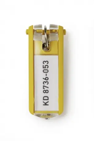 Key Clip Amarillo 6 pieza(s)
