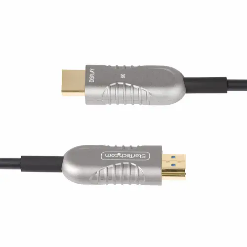 Cable HDMI 2.1 Híbrido Activo Óptico AOC de 30,4m - CMP Plenum - Cable HDMI 2.0/2.1 de Ultra Alta Velocidad 8K de Fibra Óptica - 48Gbps - 8K 60Hz/4K 120Hz - HDR10+/FRL/TMDS/eARC - Imagen 3