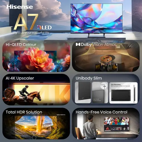 HISENSE 65A7S NEGRO / TELEVISOR SMART TV 65'' UHD 4K HDR - Imagen 2