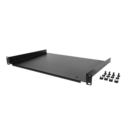 Estante 1U para Rack de Servidores - Bandeja Universal Voladiza para Montaje en Armario Rack para Equipos de Red de 19" - Capacidad de 25kg - de 12" de Profundidad - Imagen 5