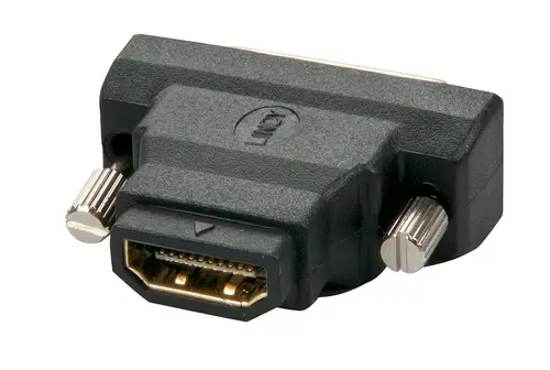 41228 cambiador de género para cable HDMI-A FM DVI-D M Negro - Imagen 2