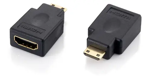 118914 cambiador de género para cable HDMI A HDMI C Negro - Imagen 1