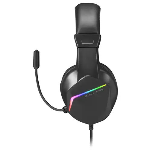 MH122 Negro, Cascos Gaming FRGB Over Ear con Micrófono, Sonido HiFi, Cancelación de Sonido, Ultraligeros, PS4 PS5 Xbox Switch Tablet Windows Mac - Imagen 3
