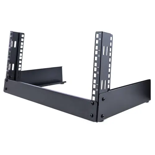 Rack 4U de 19" de Marco Abierto para Sobremesa con 2 Columnas - Rack para Equipos de Ordenador, AV o de Datos con Capacidad de Carga de 42kg - con Tuercas/Tornillos Enjaulados - Imagen 1