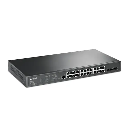 JetStream TL-SG3428 switch Gestionado L2/L3 Gigabit Ethernet (10/100/1000) 1U Negro - Imagen 4